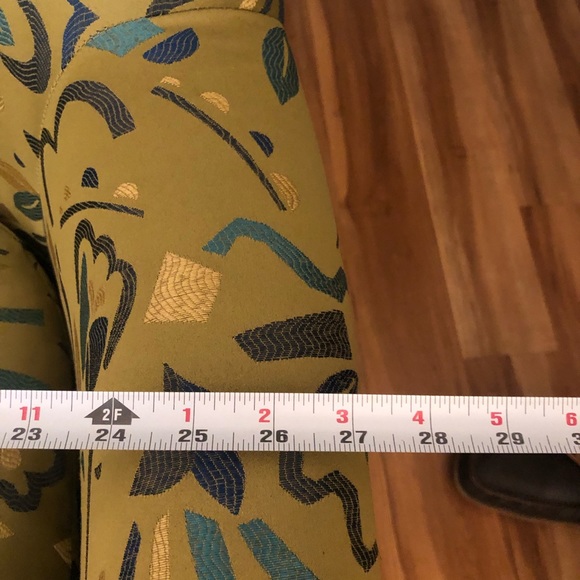 West Elm Phoebe Mid Century Modern Chairs With Metal Legs - Pair - Picture 9 of 15